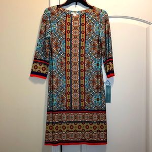 🥰Stretchy Shift/Midi Dress Pullover 3/4 Sleeve